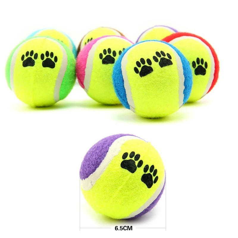 Brinquedo Bola de Tênis para Cães 2 unidades de Bolinha Pet para Cachorro