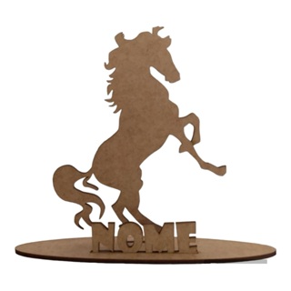 15 Centros de Mesa Lembrancinhas Cavalo Country Personalizado em MDF CRU em Oferta na Shopee
