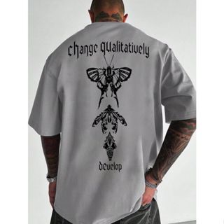 Camisa Oversized Mariposa Insetos Unissex Estilo De Rua Grande