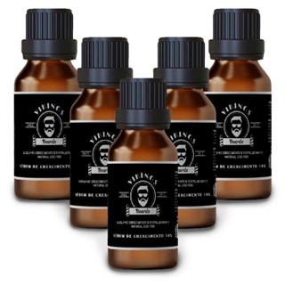 Kit 5 Serum de Crescimento Cabelo e Barba 10%