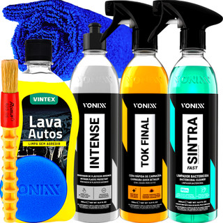 Kit Shampoo Lava Autos Cera Tok Final Sintra Fast Intense Vonixx em Oferta na Shopee
