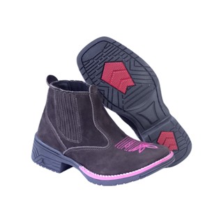 Botina Feminina Texana Bico Quadrado