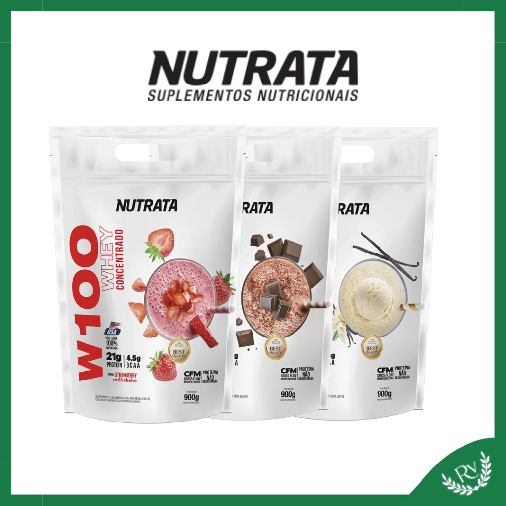W100 Whey Refil (900g) - Nutrata