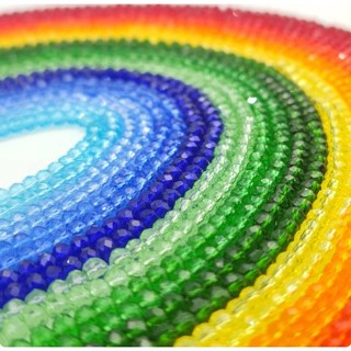 Fio de Cristal Vazado numero 8 (1 fio) em Oferta na Shopee