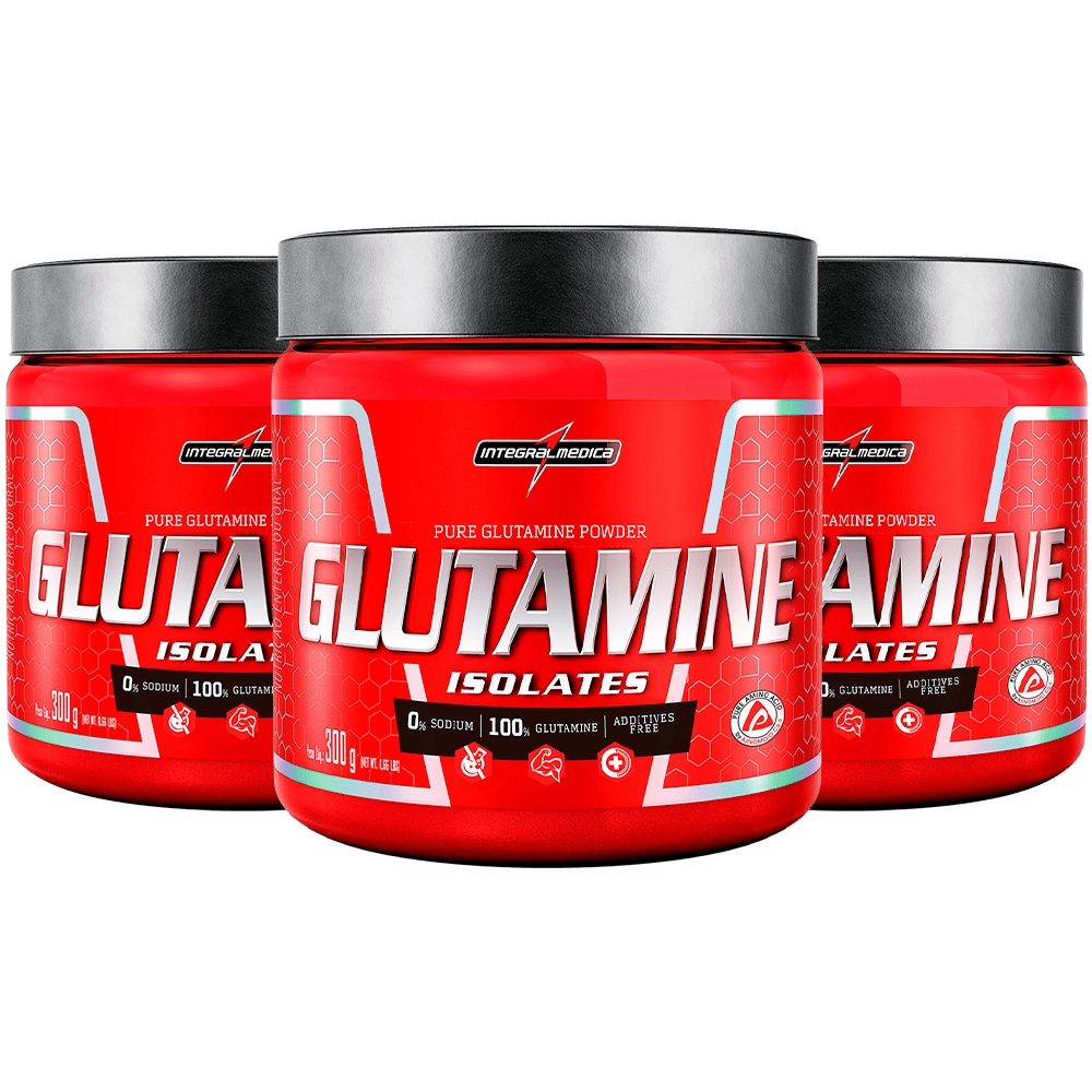Glutamina Pura 300g Body Size - Integralmedica