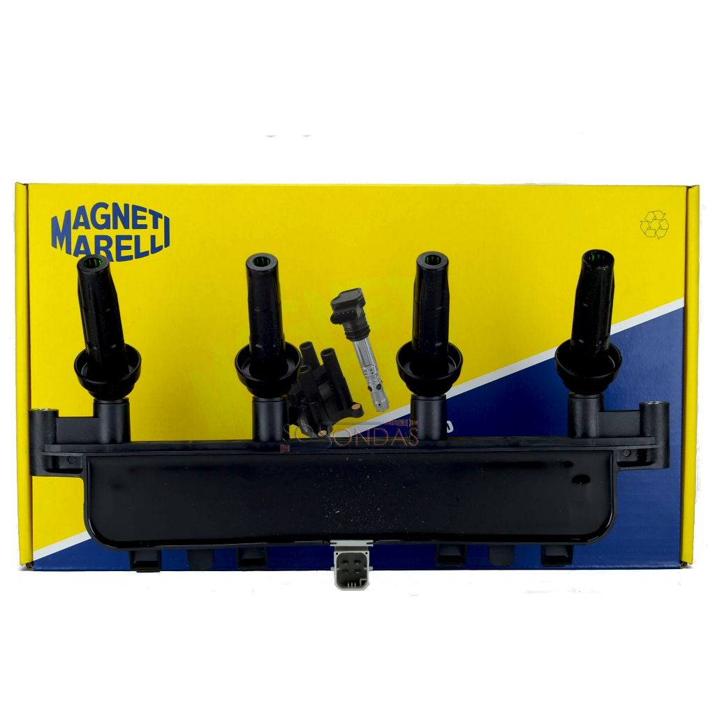 Bobina Ignição Peugeot 206 Sw 1.4 Flex / Citroën C3 1.5 8v Flex Original Marelli - BI0036MM / 9635864980 / 154302 / 9635884880 em Oferta na Shopee