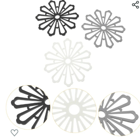 kit 6 pecas Suporte De Mesa  Resistente Ao Calor Para Panela De Cozinha em Oferta na Shopee