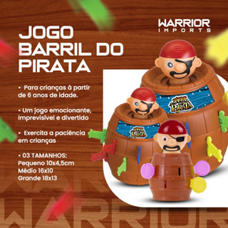 Jogo Infantil Barril Pirata Estrela Original