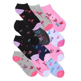 kit 6 Pares Ou 12 Pares Meia Feminina Soquete Cano Curto Adulto e Juvenil