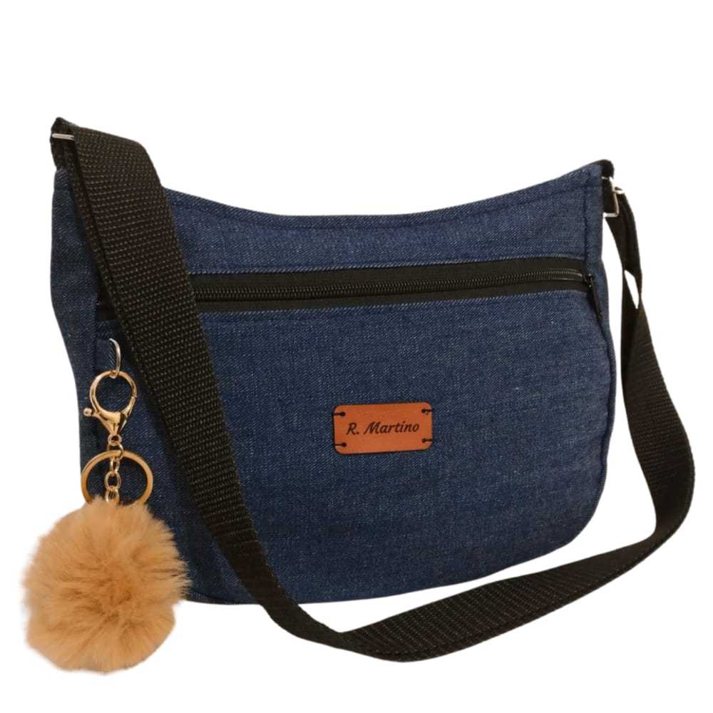 Bolsa bolsinha Jeans Feminina Pequena/média transversal ombro Tiracolo Alça Regulável Moda casual
