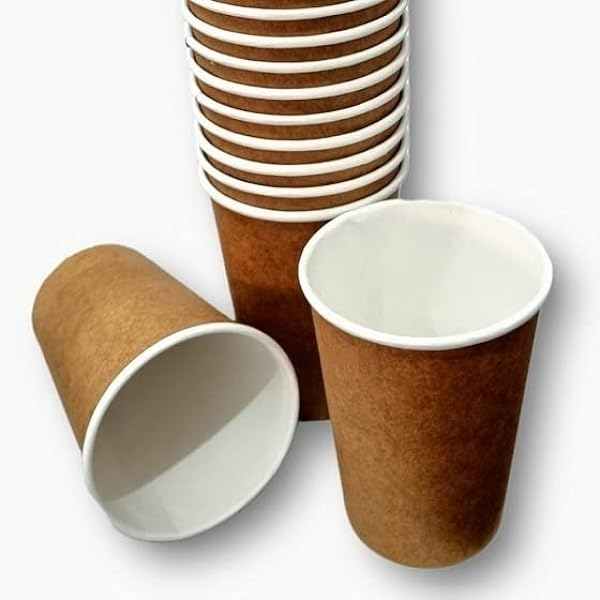 Copo De Papel Kraft 100ml Café Térmico Bio C/ 50 Unid.