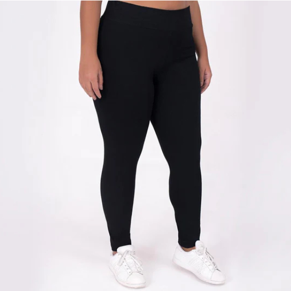 Calça Legging Plus Size Leg Suplex Fitness Grossa Zero Transparência Costura Reforçada Cintura Alta