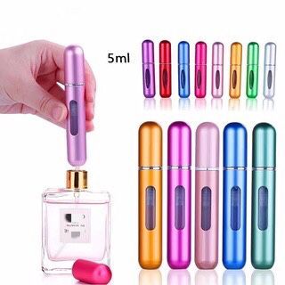 Mini Portáteis 5 ml - Recarregáveis Frasco De Perfume Com Bomba De Pulverização Recipientes Cosméticos Vazios Atomizador