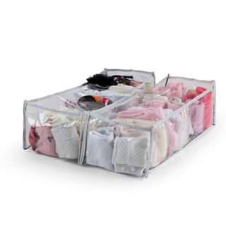 Kit 02 Colmeias Organizadoras para calcinha e cuecas 14x40x10 2 Cores