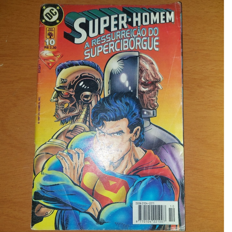 Hq Super-homem A ressurreição do superciborgue N°10