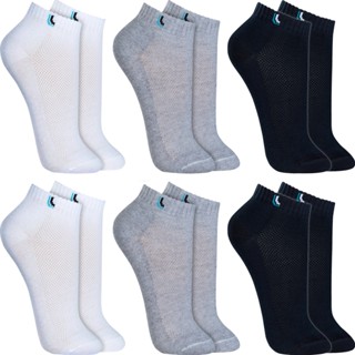Kit 6 Pares Meias Lupo Soquete Cano Curto Baixo Algodão Meia Masculino Feminina Original