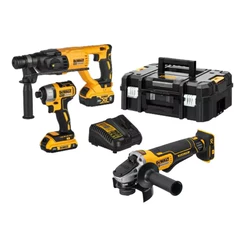 Combo Martelete Dch133 Parafusadeira DCF7871 20v E Lixadeira Dcg413b + maleta, carregador bivolt e bateria