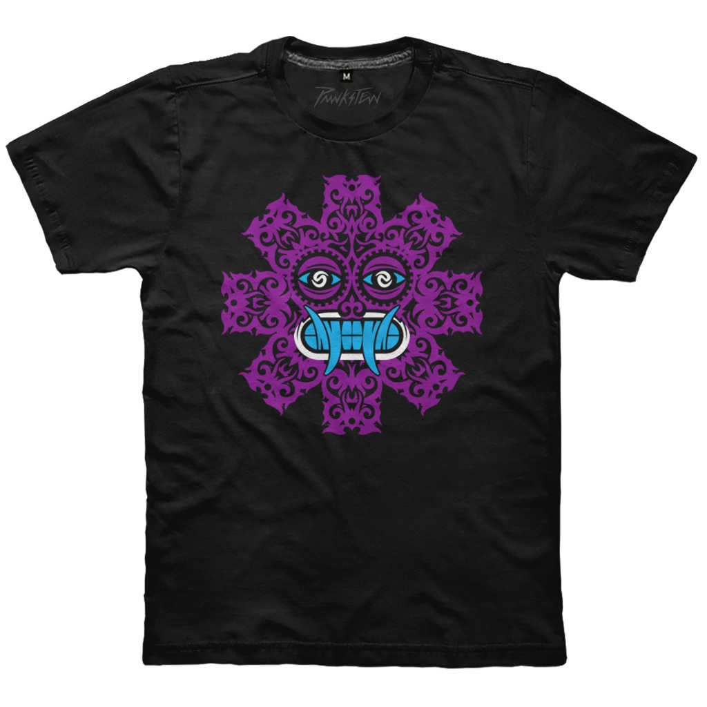 CAMISETA Malha Premium 100% Algodão Red Hot Chili Peppers RHCP 9 Aztec Punkstein