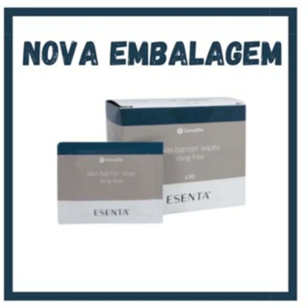 Kit 140 un Lenço Protetor Para Pele Estoma Não Estéril Filme Barreira Protetora Colostomia Convatec