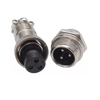 Par De Conector Circular Gx16 Mike - 3 Vias [ CÓDIGO 625 ] em Oferta na Shopee