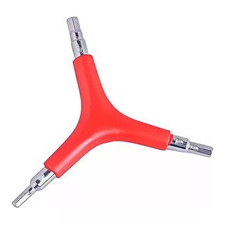 Chave Allen Y 3 Pontas Ferramenta 4/5/6mm Hexagonal Bike