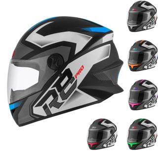 Capacete de Moto Integral Fechado Pro Tork R8 Pro Fosco Masculino e Feminino