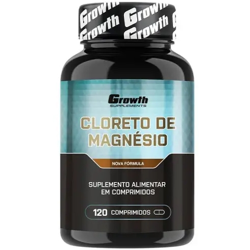 Cloreto de Magnésio (Dose c/ 260mg) - 120 Comprimidos - Growth Supplements