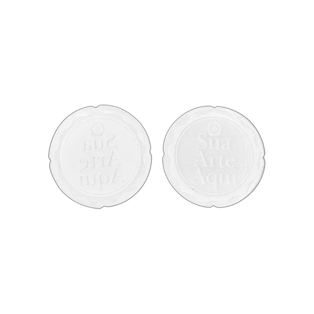 Clichê Para Chancelas - Gravação a Laser Personalizada - Carimbo Marca D'água em Oferta na Shopee