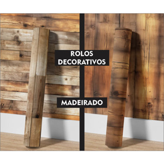 Rolo Decorativos Madeirado Auto Adesivo Impermeável Papel De Parede Premium Lavável Modelos 3D Auto Colante IMP em Oferta na Shopee