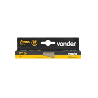 Pinos para Grampeador Pinador 20MM GPE 916 com 1000 Peças VONDER