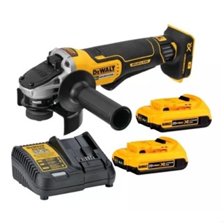 Lixadeira Esmerilhadeira Dewalt Dcg413b + 2 Baterias 20v e carregador Bivolt em Oferta na Shopee