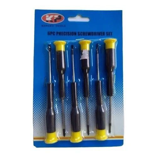 Kit Jogo Chaves de Precisão 6 Peças Philipis Fenda para Reparo Notebook Celular