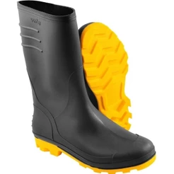 Bota 7 Léguas Borracha PVC Galocha Cano Médio Impermeável Forro Chuva Motoboy IFOOD Entregador Grendene Vonder Amarela