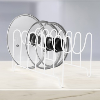 Suporte Organizador De Tampas Branco, 6 Divisões, Plug Lar em Oferta na Shopee