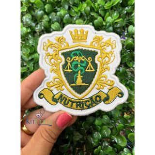 Patch Bordado Nutrição Termocolante Profissão