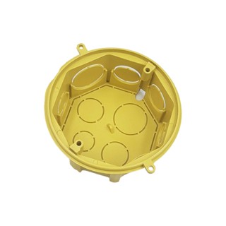 Caixa de Luz Octagonal 4x4 Amarelo Fundo Móvel Multitoc