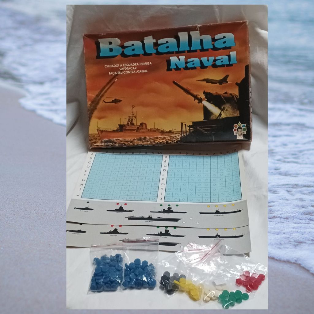 Batalha Naval - Taramira - jogo - 1994 - Usado