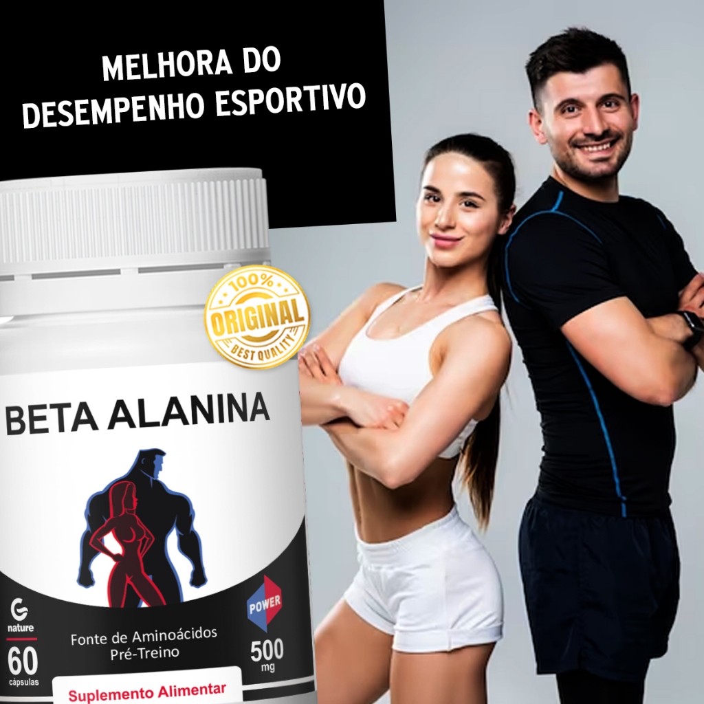 Beta Alanina 60 cápsulas 500mg Genature Premium