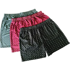 Kit Cueca Samba Canção Masculino Pijama Masculino de Dormir Liganete Lisa Estampada Short de Dormir