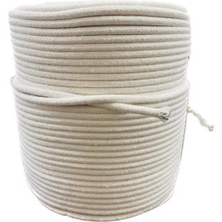 Corda De Algodão Cru 10mm 10 Metros Artesanato Macrame Arte Colar em Oferta na Shopee