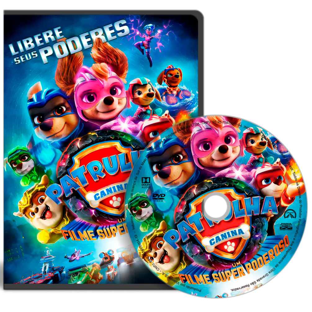 DVD - Patrulha Canina Um Filme Super Poderoso (2023) (Dublado)