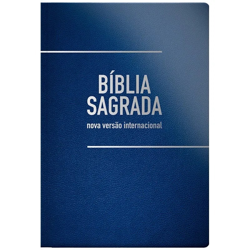 Bíblia Sagrada NVI Letra ExtraGigante Semi Luxo - Azul