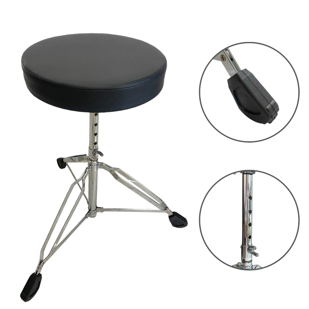 Banco Banquinho Para Bateria Percussão Dreamer Profissional Pearl Odery Mapex Tama