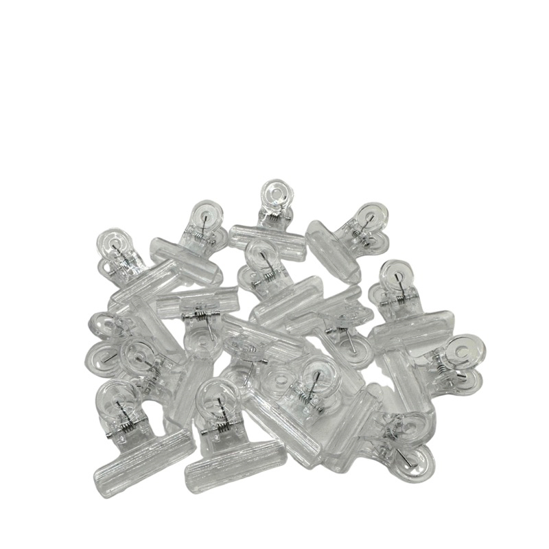 24 Presilhas 31mmCurvatura C Transp Acrilica Colorido em Oferta na Shopee