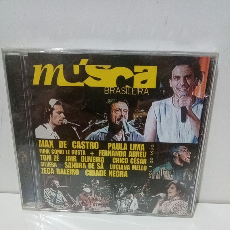 Cd Música Brasileira Vários Artistas Max De Castro,Tom Zé, Sandra De Sá e Muito Mais Novo de Fabrica original