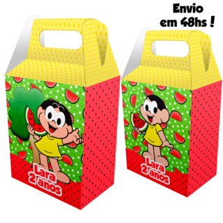 10, 20, 30 ou 40 caixa maleta personalizada magali kit festa de aniversário (envio rápido) em Oferta na Shopee