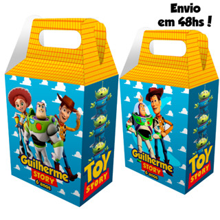 10, 20, 30 ou 40 caixa maleta personalizada toy story kit festa de aniversário (envio rápido)