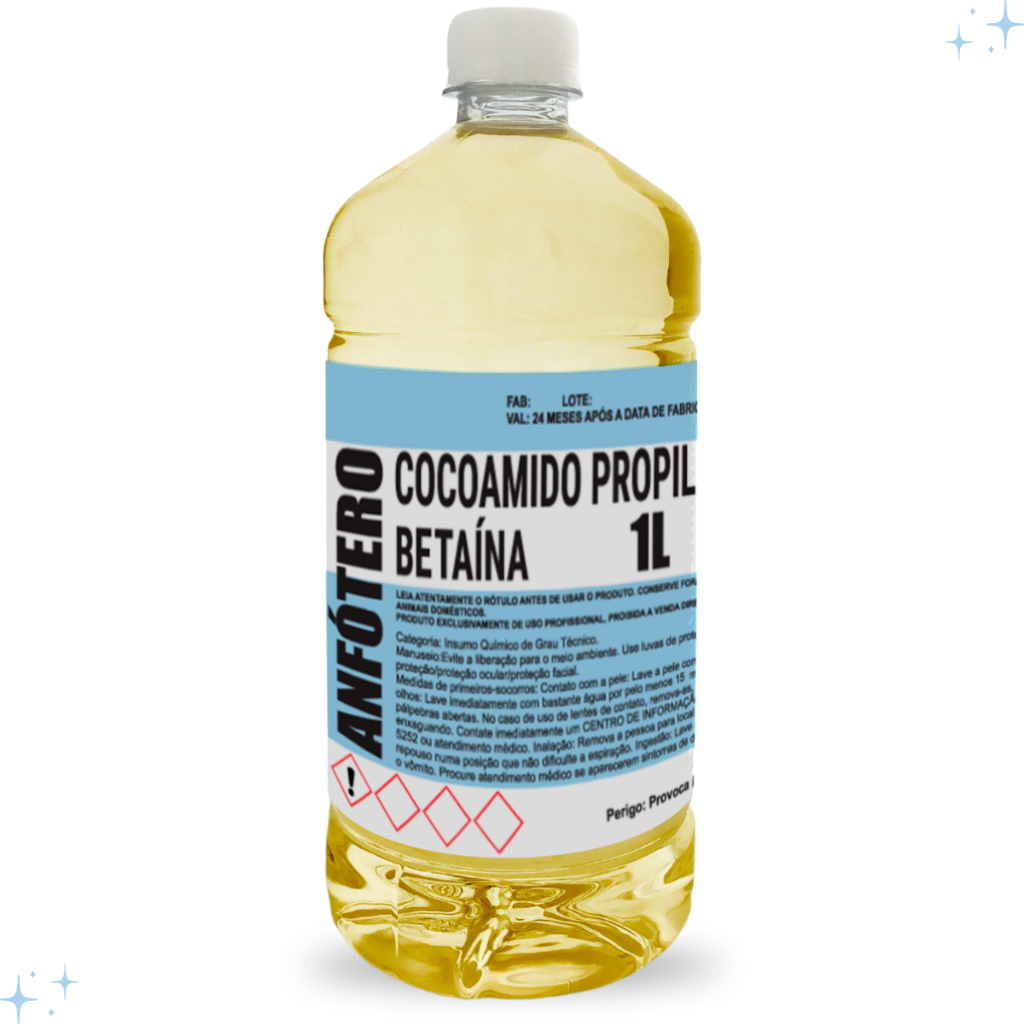 Anfótero 1l Puro Cocoamidopropil Betaína - Sabonetes/limpeza em Oferta na Shopee