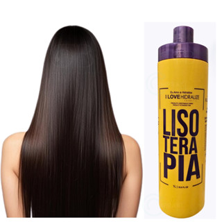Progressiva Orgânica Sem Formol Lisoterapia - Hidralize 1L - BIOTERAPIA 1L- Absoluta 3x Liso Extremo