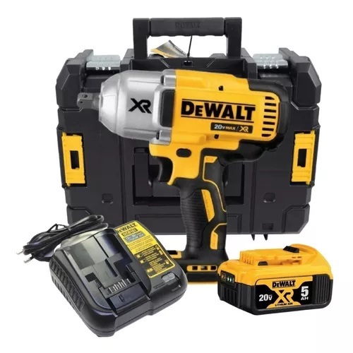 Chave De Impacto Dewalt Dcf899 Bateria 20v 5ah 1/2 Com Maleta em Oferta na Shopee